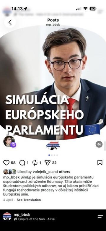 Simulácia Európskeho parlamentu