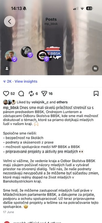 Stretnutie predstaviteľov MP-BBSK s vedením BBSK